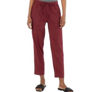 Kut from the Kloth Linen Blend Cropped Pants in Cinnamon Pants Size 2X